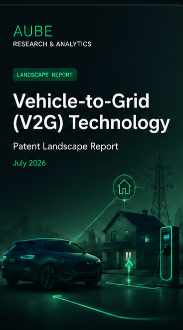 Vehicle-to-Grid (V2G) Patent Landscape Report cover